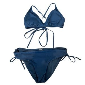 ROXY navy bikini set